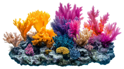 Sea coral transparent background
