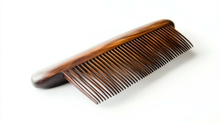 Barber comb isolated on white background