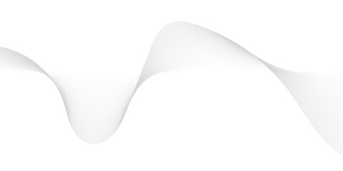 Abstract wavy lines Isolated background design. Wave modern stream transparent background.
