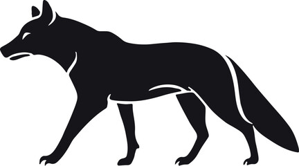 wolf silhouette vector