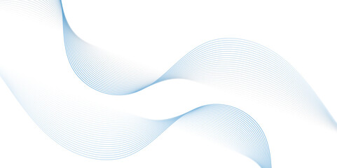 Abstract wavy lines Isolated background design. Wave modern stream transparent background.
