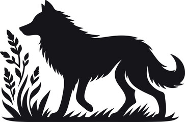 wolf vector illustration