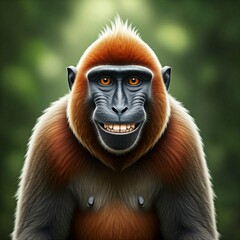 Obraz premium smiling monkey