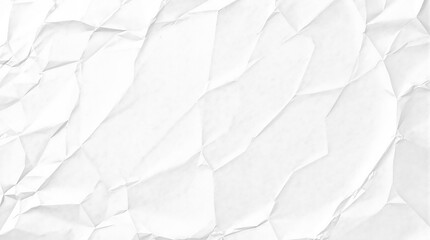 Fototapeta premium Crumpled White Paper Texture for Creative Design and Artistic Backgrounds. Generator AI