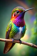 hummingbird photorealism style