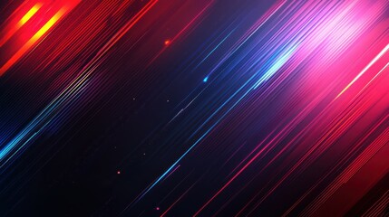 Futuristic Background with Striped Light Patterns