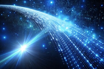 Fototapeta premium Technological Background - Futuristic Digital Design with Modern Tech Elements