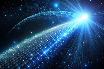 Obraz premium Technological Background - Futuristic Digital Design with Modern Tech Elements