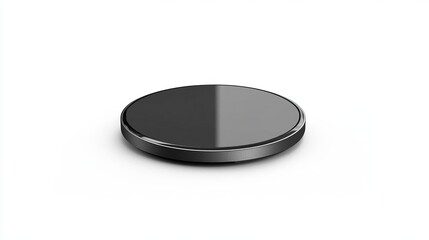 Wireless Charger Modern Tech Sleek Design Qi Charging Pad Desktop Accessory Mobile Phone Tabletop