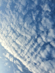 Fototapeta premium Blue sky white clouds for background image