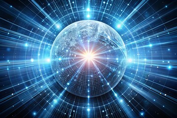 Technological Background - Futuristic Digital Design with Modern Tech Elements