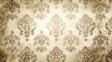 Obraz premium Elegant Vintage Damask Pattern Design