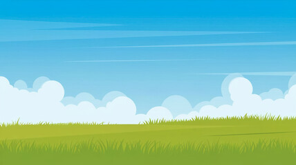 Fototapeta premium Beautiful meadow landscape background scene 