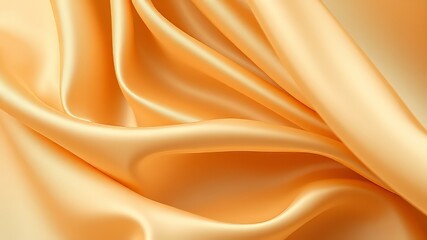 Beige Silk Fabric Waves - Vibrant Fashion Textile Illustration
