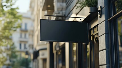 Hanging Store Sign Mockup