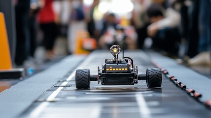 Autonomous Racing Robot on Track