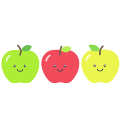 りんごのイラストセット