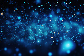 Fototapeta premium Outstanding Blue Background with Particle Glow