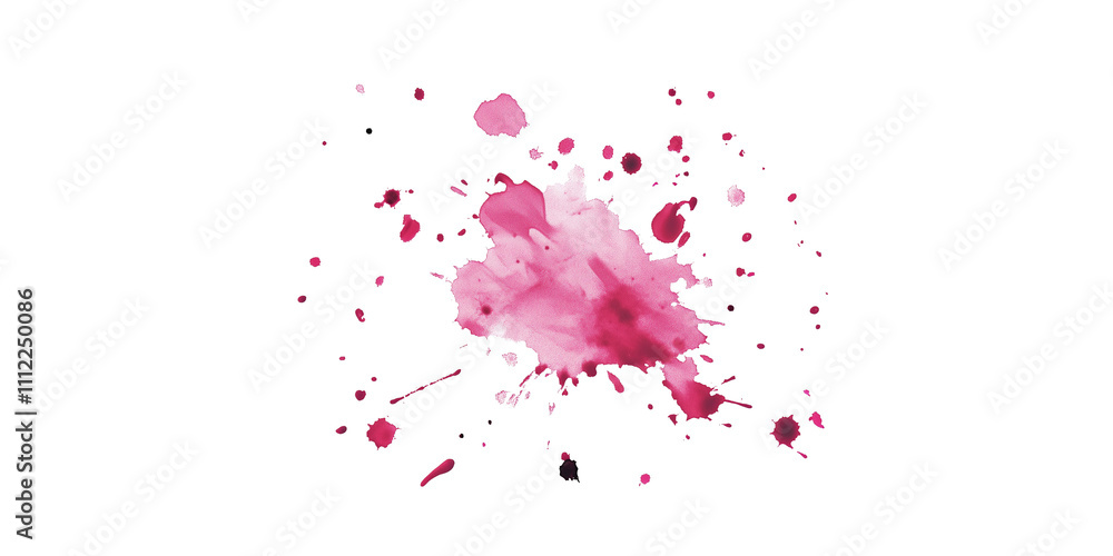 Poster wine splashing on white background creating abstract design, perfect for backgrounds, textures, and 