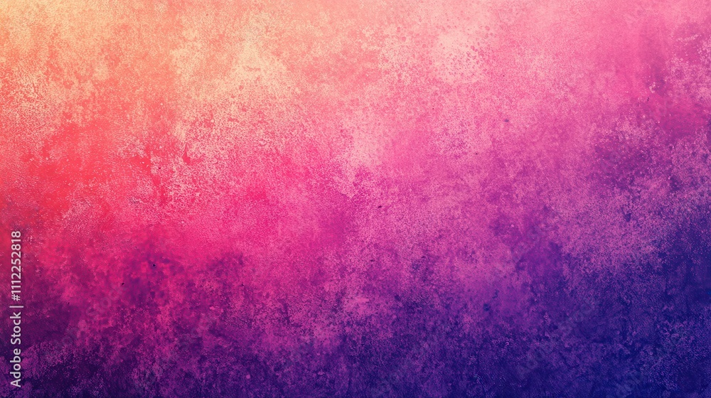 Poster magenta color gradient background with a grainy texture