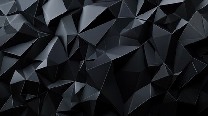 Obraz premium Abstract Black Geometric Pattern