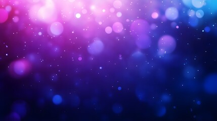 Abstract Purple and Blue Bokeh Lights Background