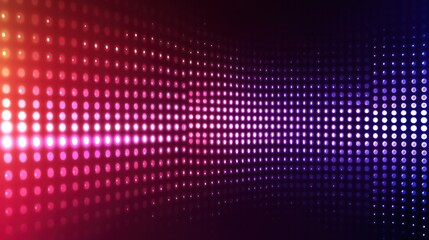Fototapeta premium Abstract Red Blue Neon Dots