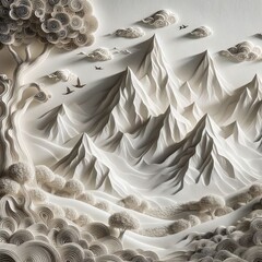 Paper Like Skin a Natural White Background Wonder