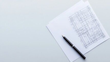 Construction Contracts Driving Advanced Infrastructure Development, A pen rests on a sheet of paper filled with handwritten text and sketches, showcasing creativity and notes.