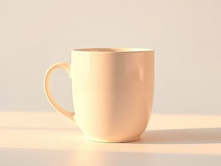Vibrant Mug Mockup - White Highlights - AI Photo