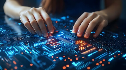 Exploring Circuit Board Technology:  Interactive Design & Digital Innovation