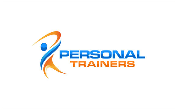 Illustration graphic vector of personal trainer logo design template