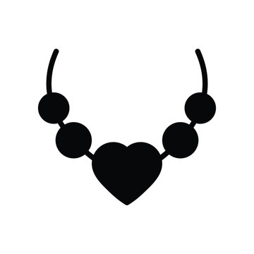 recommend clip art: jewelry icon vector jewellery necklace sign 