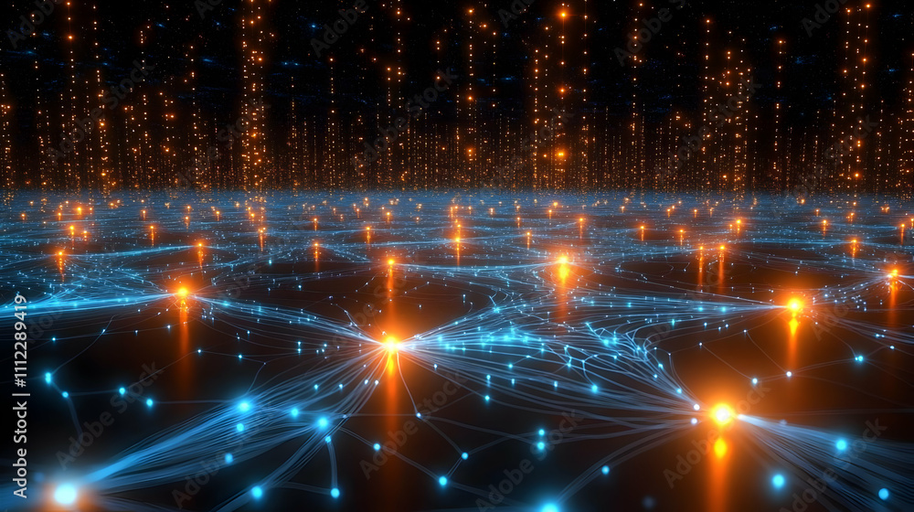 Aufkleber exploring networked systems: a visual journey into connections