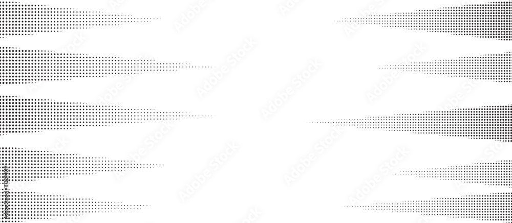 Poster dotted gradient halftone background. dotted halftone gradient texture. vanishing polka dot backgroun