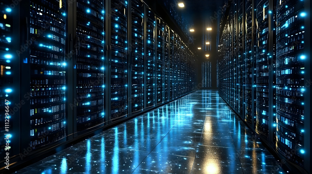 Aufkleber exploring data centers: servers & network infrastructure deep dive