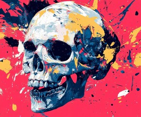 Illustration for Punk music album cover