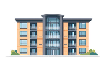 a building with many windows