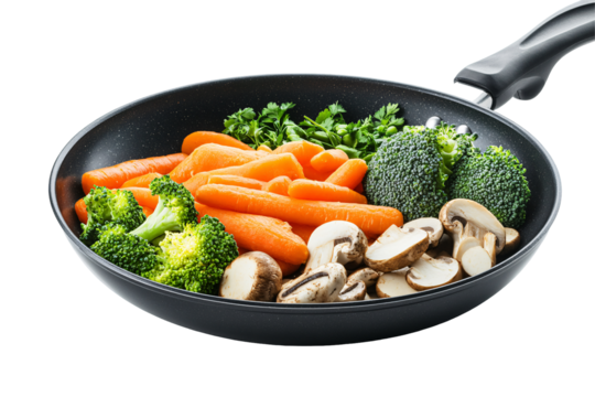 a pan full of vegetables