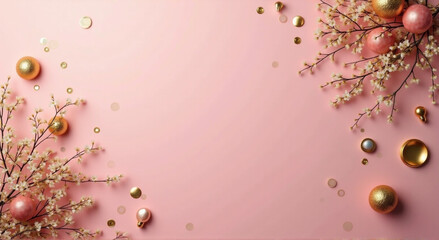 Fototapeta premium red and green christmas background