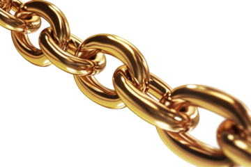 a close up of a chain