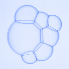 Abstract background of soap bubble