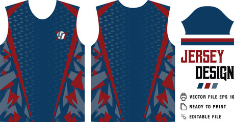 New Sports  Jersey Design Uniform Template,