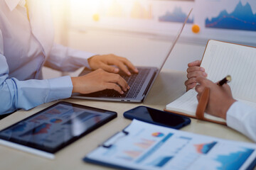 Business Documents, Auditor businesswoman checking searching document legal prepare paperwork or report for analysis TAX time,accountant Documents data contract partner deal in workplace office
