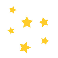 Gold stars vector background
