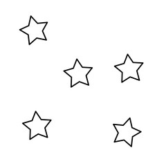 Gold stars vector background