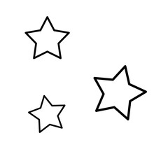 Obraz premium Gold stars vector background