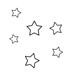 Gold stars vector background