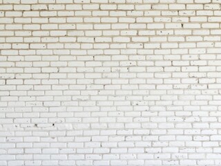 Weathered white brick wall with grunge texture, architecture, background