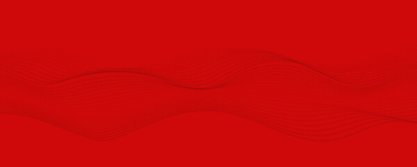 Abstract red wave background